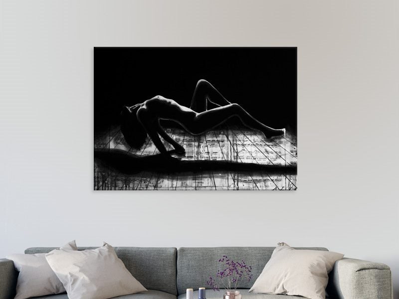Nude - Woman - Black And White - Contemporary Art - Wall Art - Art Prints Carousel 2