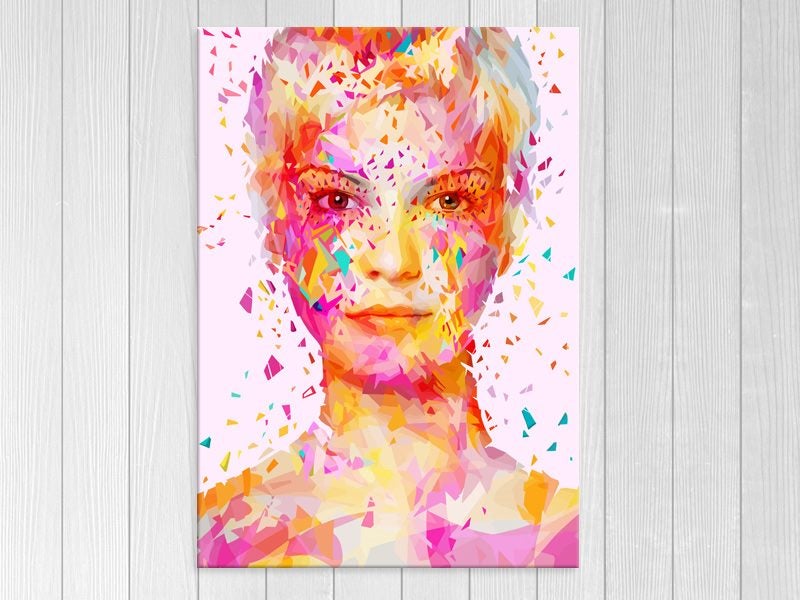 Pop Art - Woman - Lady - Colourful - Graffiti Art - Wall Art - Art Prints Carousel 1