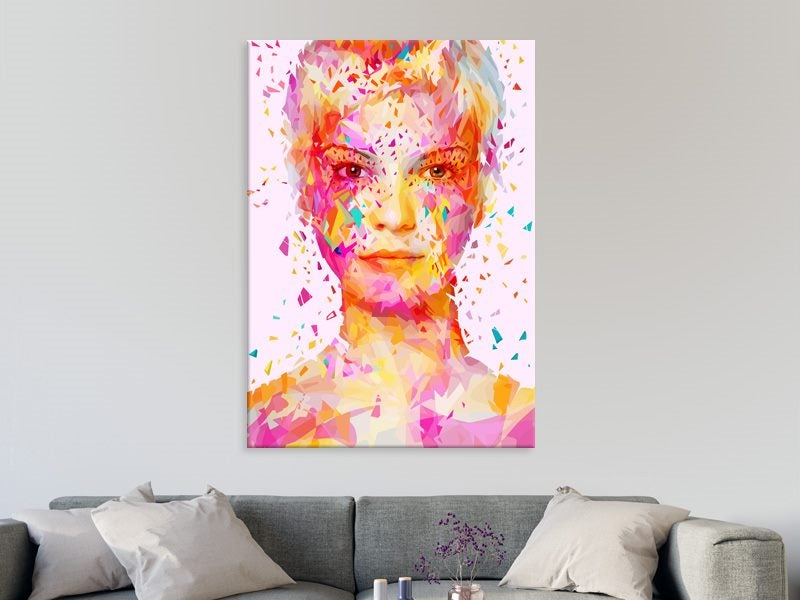 Pop Art - Woman - Lady - Colourful - Graffiti Art - Wall Art - Art Prints Carousel 2