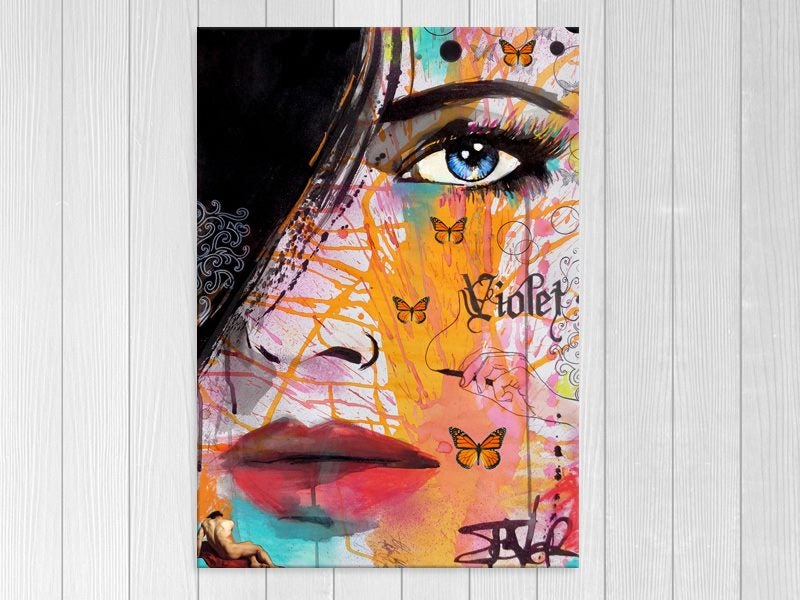 Woman - Pop Art - Lady - Colourful - Graffiti Art - Wall Art - Art Prints Carousel 1