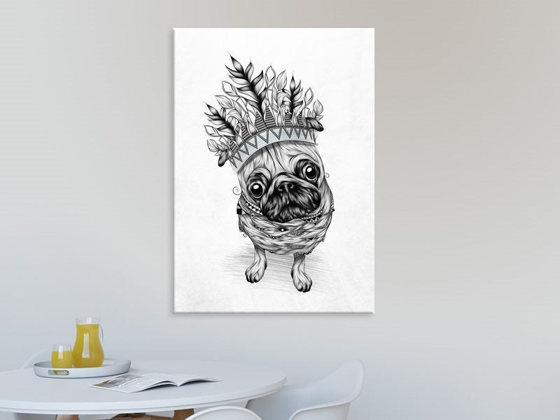 Dog - Black And White - Contemporary Art - Animal - Wall Art - Art Prints Carousel 2