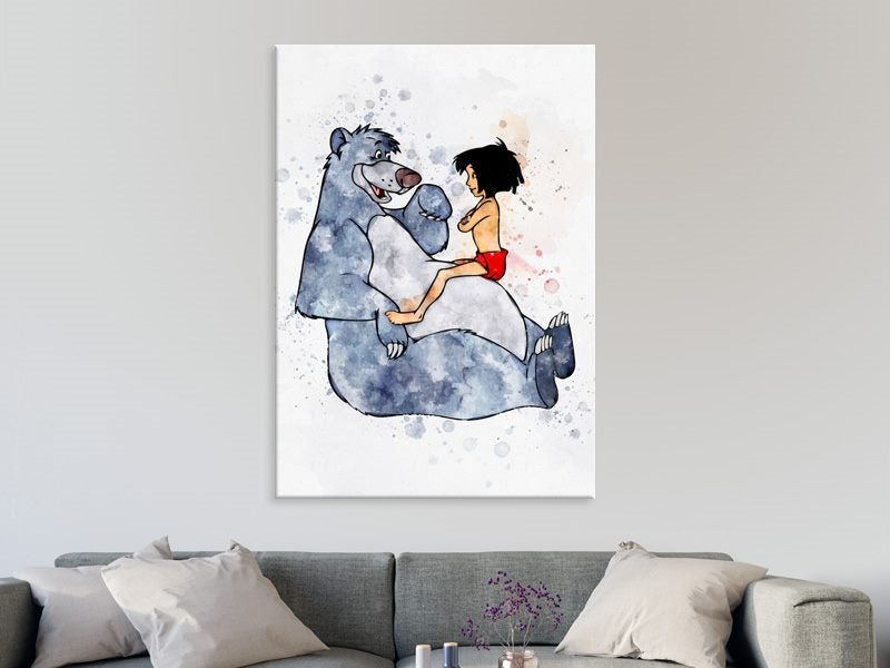 Disney - Pop Art - Jungle Book - Kids, Nursery - Wall Art - Art Prints Carousel 2