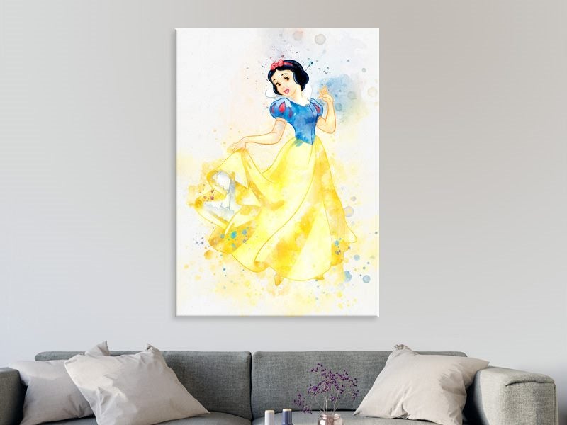 Disney - Pop Art - Snow White - Kids, Nursery Art - Wall Art - Art Prints Carousel 2