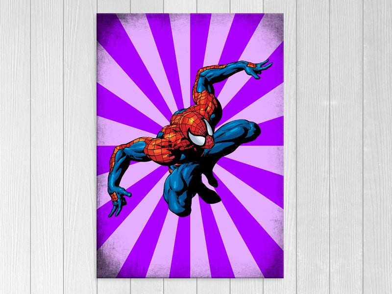 Marvel - Pop Art - Spiderman - Superhero - Kids Art - Wall Art - Art Prints Carousel 1