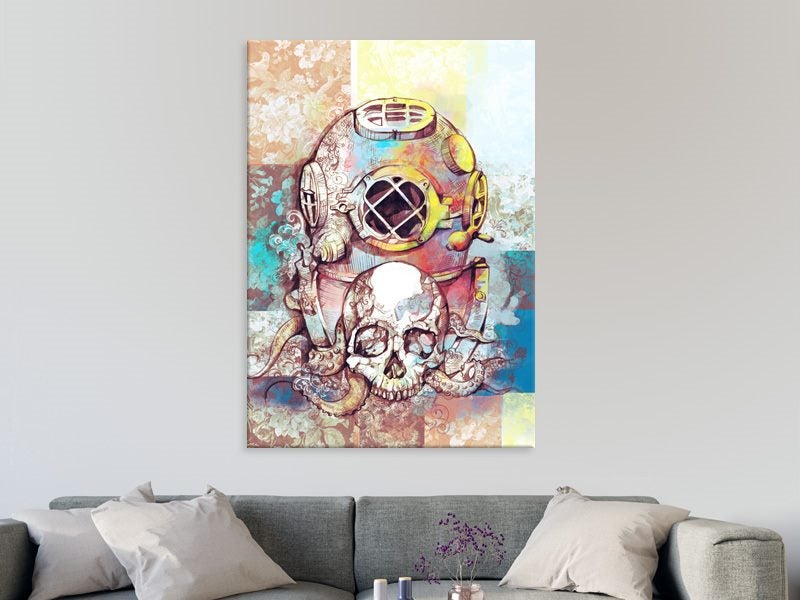 Skull - Day Of The Dead - Pop Art - Graffiti Art - Wall Art - Art Prints Carousel 2