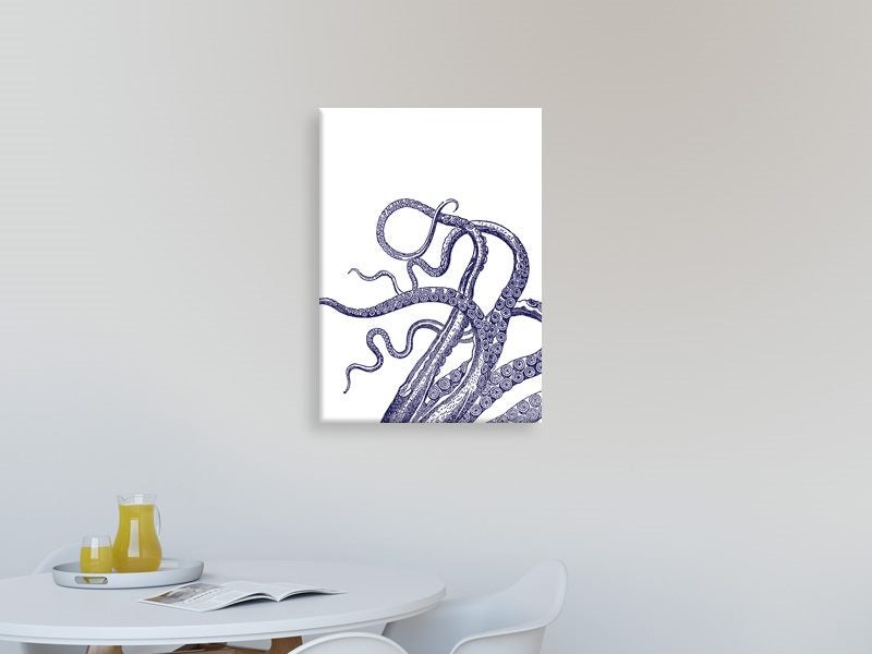 Blue - Animal - Contemporary Art - Octopus - Pop Art - Wall Art - Art Prints Carousel 2