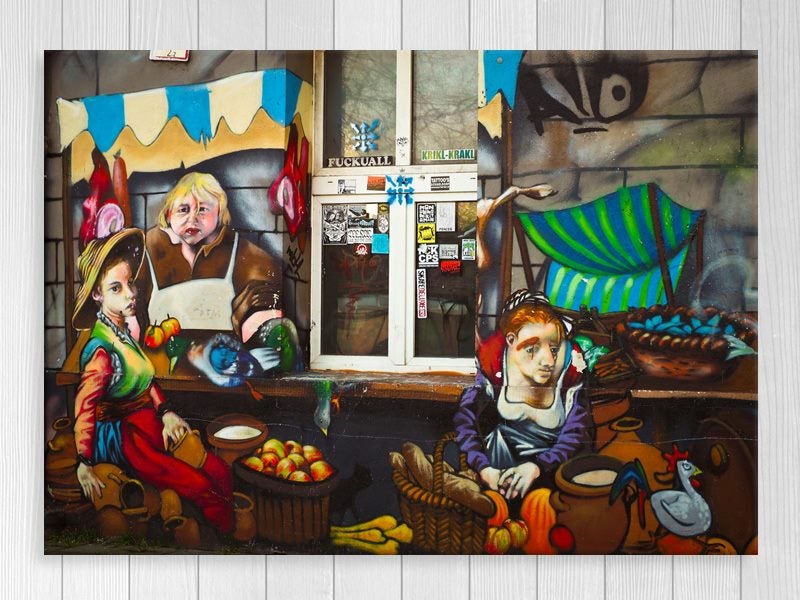 Graffiti Art - Street Art - Farm - Market - Pop Art - Wall Art - Art Prints Carousel 1