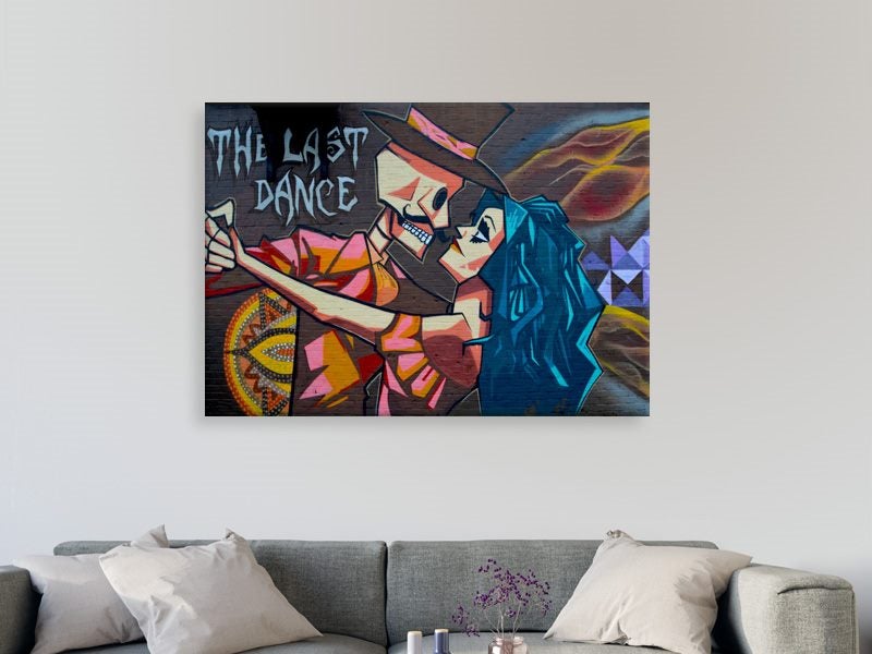 Graffiti Art - Day Of The Dead - Skull - Street Art - Wall Art - Art Prints Carousel 2
