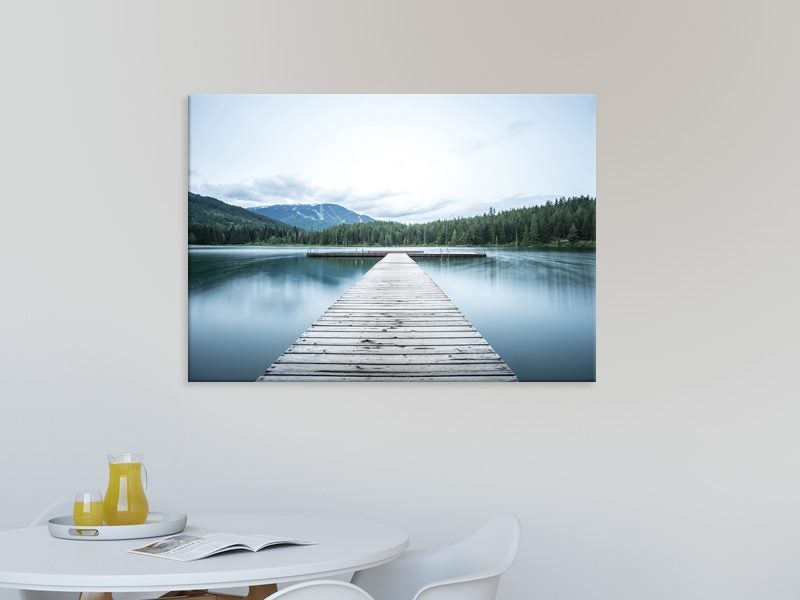 Lake - Landscape - Contemporary Art - Blue - Wall Art - Nature - Art Prints Carousel 2