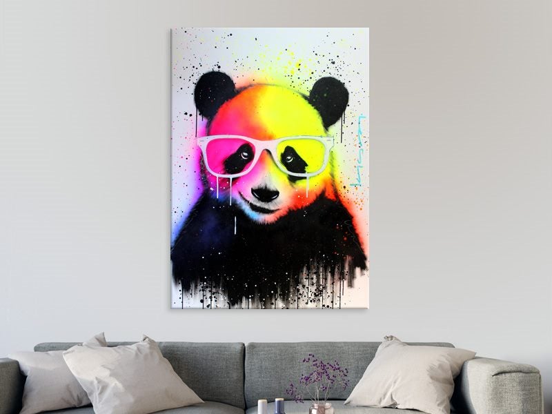 Panda - Pop Art - Colourful - Animal - Graffiti - Wall Art Carousel 2