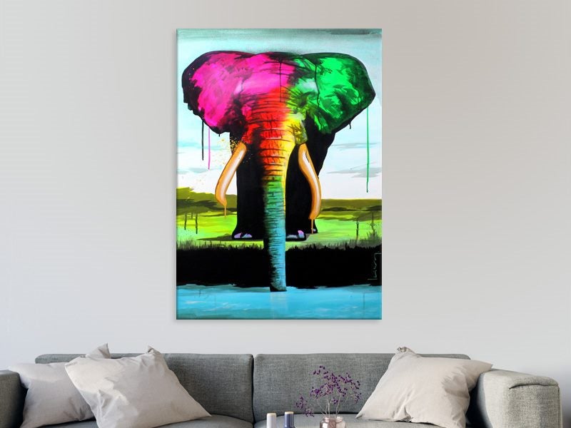 Elephant - Pop Art - Animal - Colourful - Art Prints Carousel 2