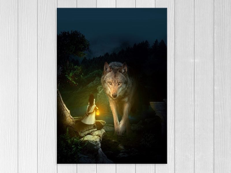Wolf - Lady - Contemporary Art - Animal - Art Prints Carousel 1