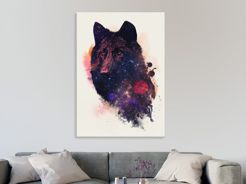 Wolf - Space - Abstract - Contemporary - Animal - Wall Art Carousel 2
