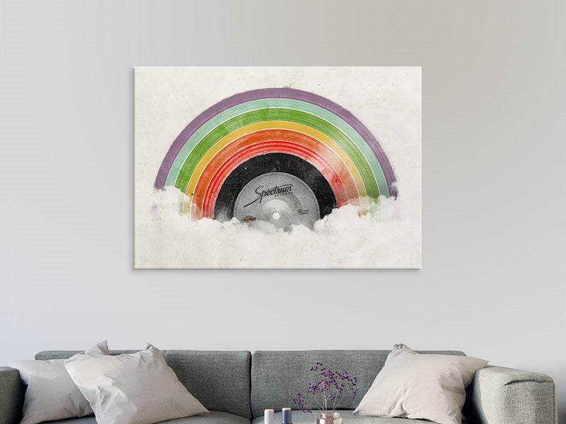 Vintage - Rainbow Disc - Pop Art - Abstract - Wall Art - Art Prints Carousel 2