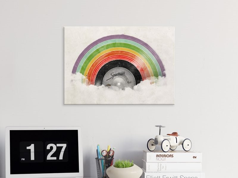 Vintage - Rainbow Disc - Pop Art - Abstract - Wall Art - Art Prints Carousel 2