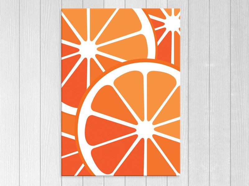 Kitchen Art - Orange Grapefruit - Pop Art - Contemporary Art - Art Prints Carousel 1