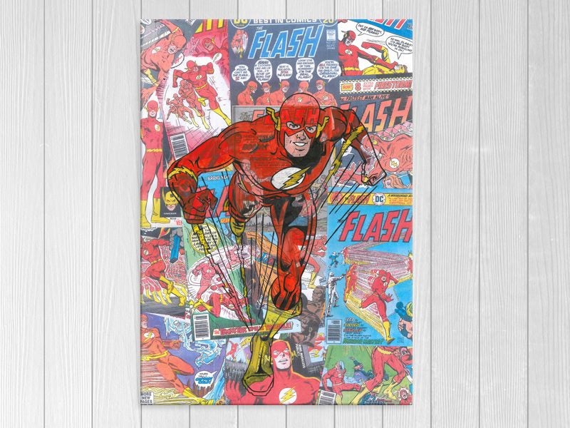 Pop Art - Flash - Pop Art - DC Comics - Kids Art - Graffiti - Art Prints Carousel 1