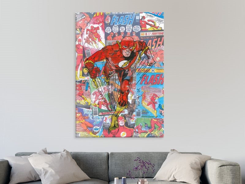 Pop Art - Flash - Pop Art - DC Comics - Kids Art - Graffiti - Art Prints Carousel 2