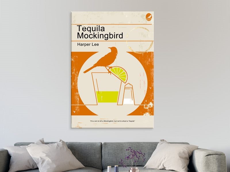 Pop Art - Bird - Vintage - Lemon - Orange - Yellow - Wall Art - Art Prints Carousel 2