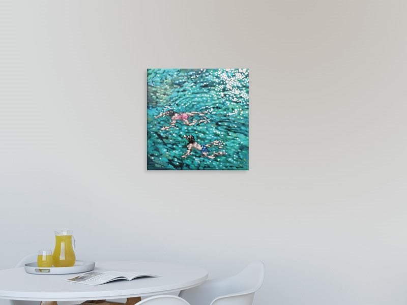 Sea - Children - Green - Contemporary Art - Wall Art - Art Prints Carousel 2