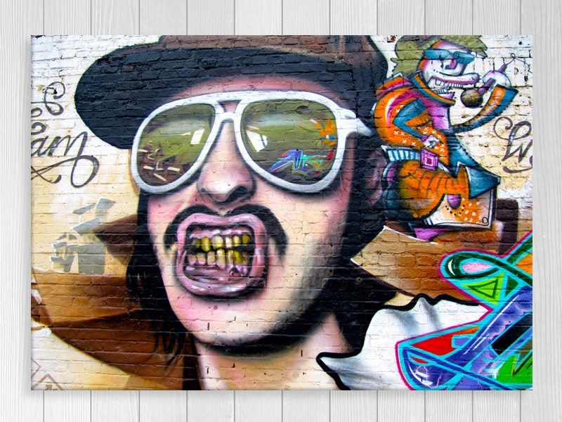 Graffiti Art - Street Art - Man - Pop Art - Wall Art - Art Prints Carousel 1