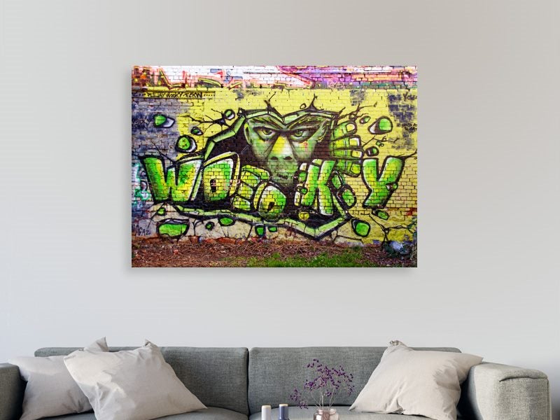 Graffiti Art - Street Art - Green - Abstract - Pop Art - Wall Art - Art Prints Carousel 2