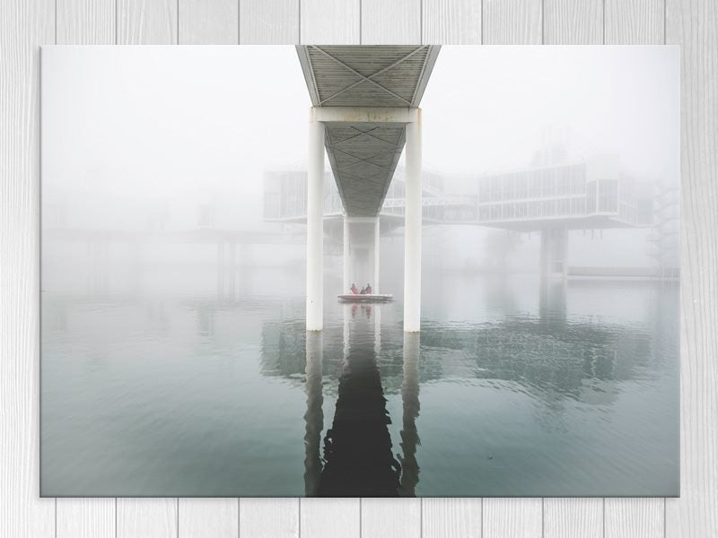 Boat - Landscape - Bridge - Water - Wall Art - Art Prints Carousel 1