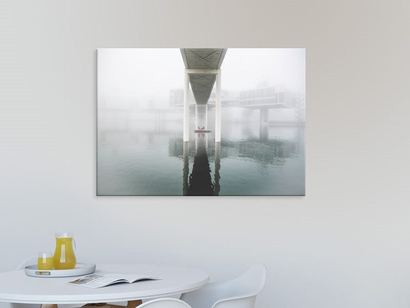 Boat - Landscape - Bridge - Water - Wall Art - Art Prints Carousel 2