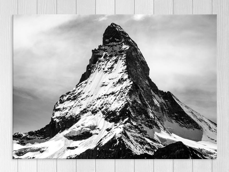 Mountain - Black And White - Landscape - Wall Art - Art Prints Carousel 1