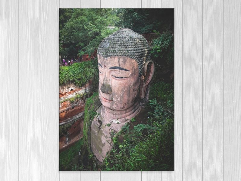 Buddha - Landscape - Green - Contemporary Art - Artwork - Wall Art - Art Prints Carousel 1