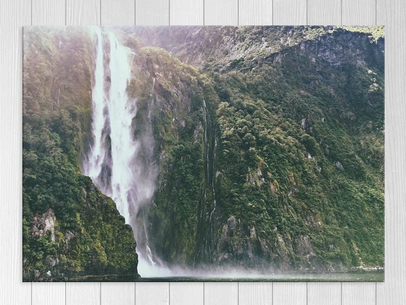 NZ Landscape - Stirling Falls - Milford Sound - Wall Art - Art Prints Carousel 1