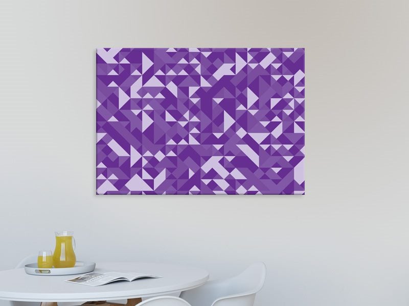 Geometric Art - Purple - Contemporary Art - Wall Art - Artwork - Art Prints Carousel 2