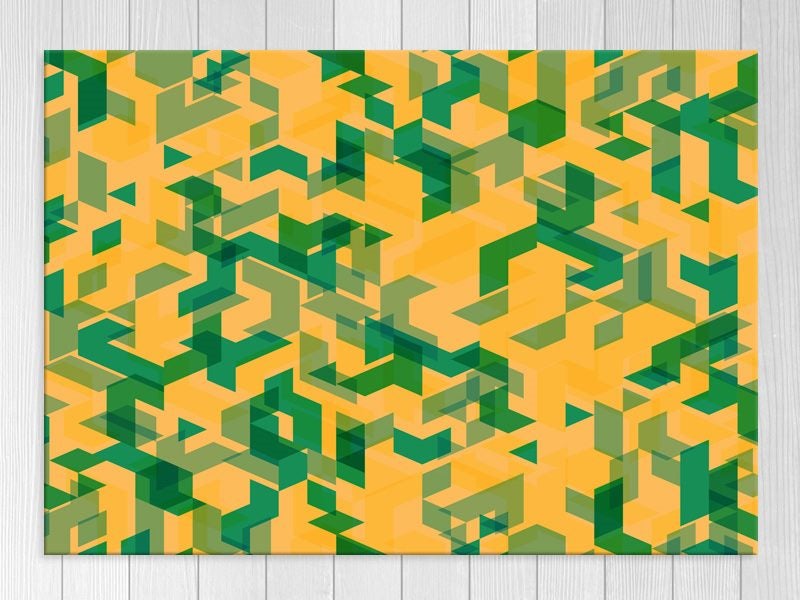 Geometric Art - Yellow - Green - Contemporary Art - Wall Art - Art Prints Carousel 1