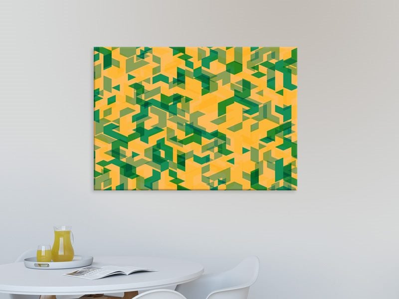 Geometric Art - Yellow - Green - Contemporary Art - Wall Art - Art Prints Carousel 2