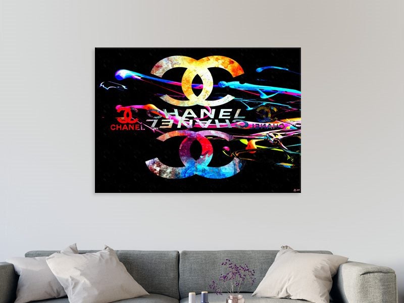 Pop Art - Chanel - Colourful - Typography - Graffiti Art - Wall Art - Art Prints Carousel 2