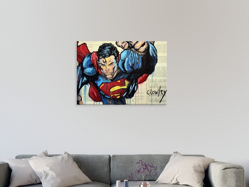 Superman - Pop Art - Graffiti Art - Superhero - Kids - Wall Art - Art Prints Carousel 2