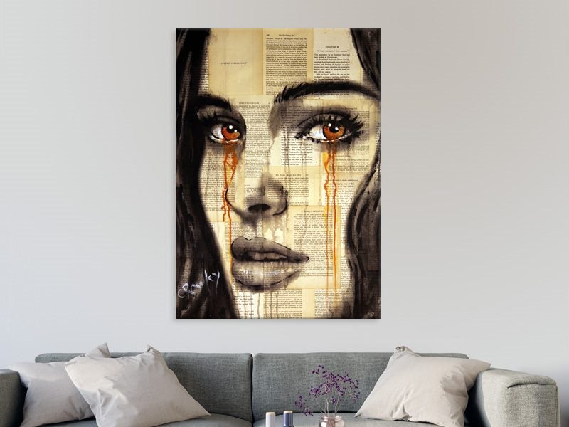Woman - Pop Art - Big Eyes - Face - Lady - Graffiti - Wall Art - Art Prints Carousel 2