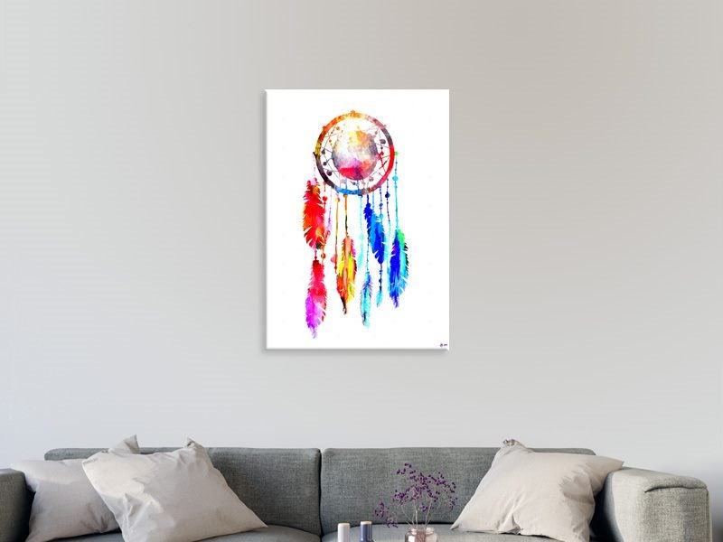 Pop Art - Dreamcatcher - Colourful - Native American - Wall Art - Art Prints Carousel 2