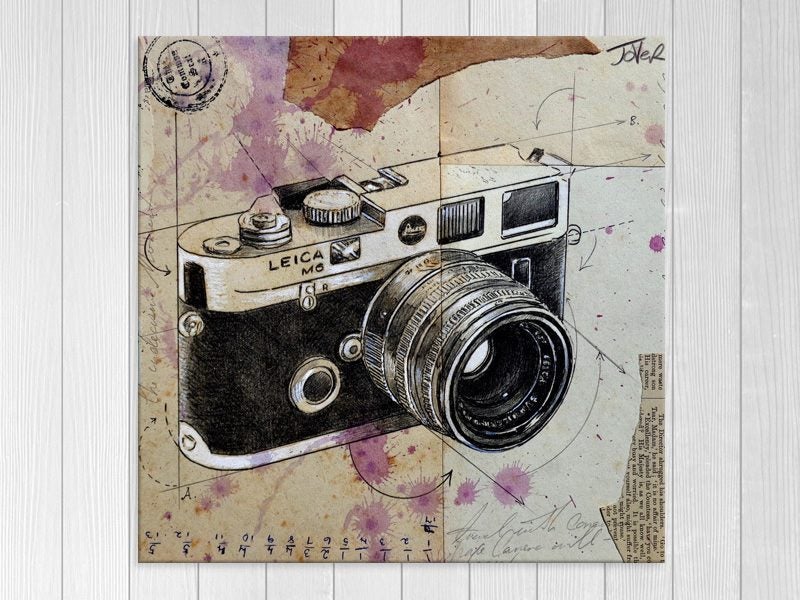 Camera - Pop Art - Retro - Vintage - Contemporary Art - Wall Art - Art Prints Carousel 1