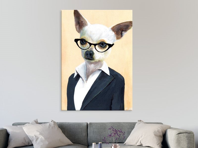 Dog Art - Chihuahua - Pop Art - Animal - Lady - Wall Art - Graffiti - Art Prints Carousel 2