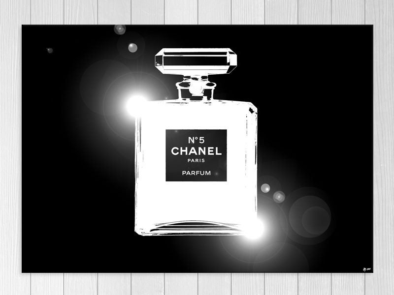 Chanel - Black And White - Pop Art - Graffiti Art - Wall Art - Art Prints Carousel 1