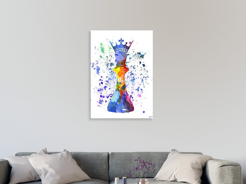 Pop Art - Chess - King - Colourful - Graffiti Art - Wall Art - Art Prints Carousel 2