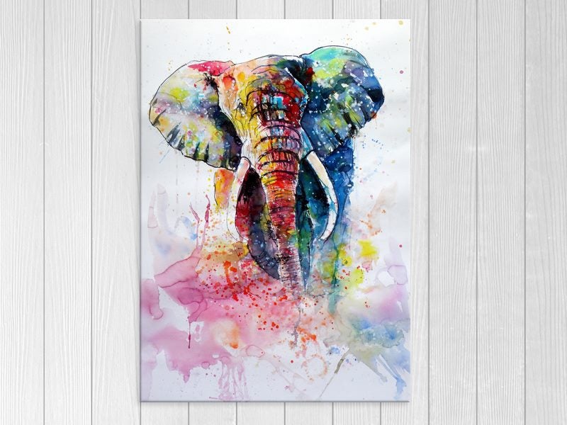 Elephant - Pop Art - Animal - Colourful - Graffiti - Wall Art - Art Prints Carousel 1