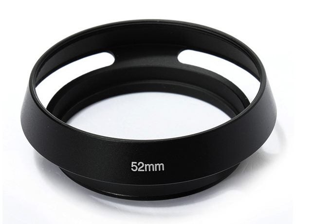 Lens Hood Vented for 52mm lenses Black Carousel 1