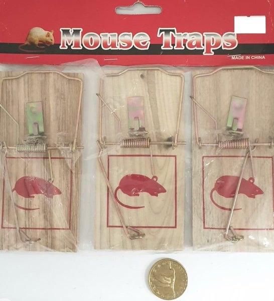 Wooden Mouse Traps (3PCS) Carousel 2