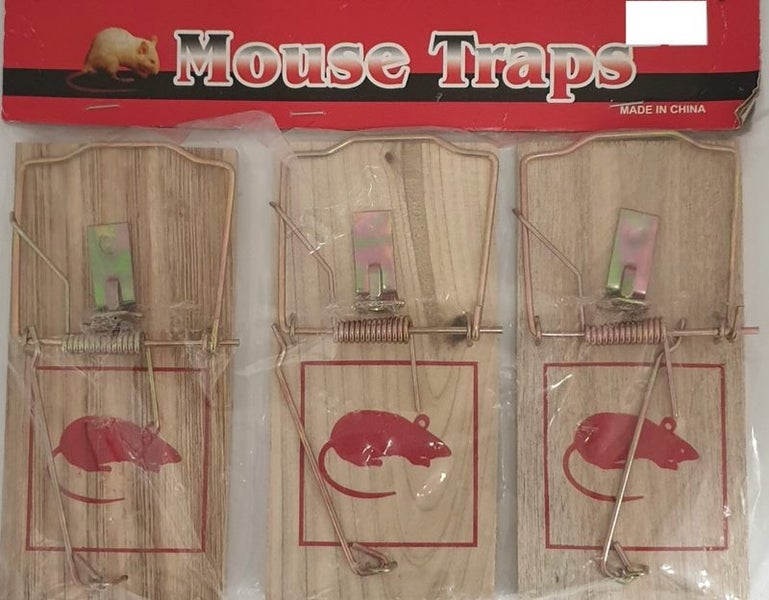 Wooden Mouse Traps (3PCS) Carousel 1