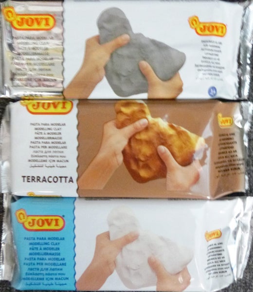 CLAY – AIR DRY – 250g – GREY, TERRACOTTA or WHITE Carousel 1