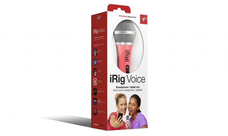 Pink iRig Voice Handheld microphones for smartphone and tablet Carousel 1