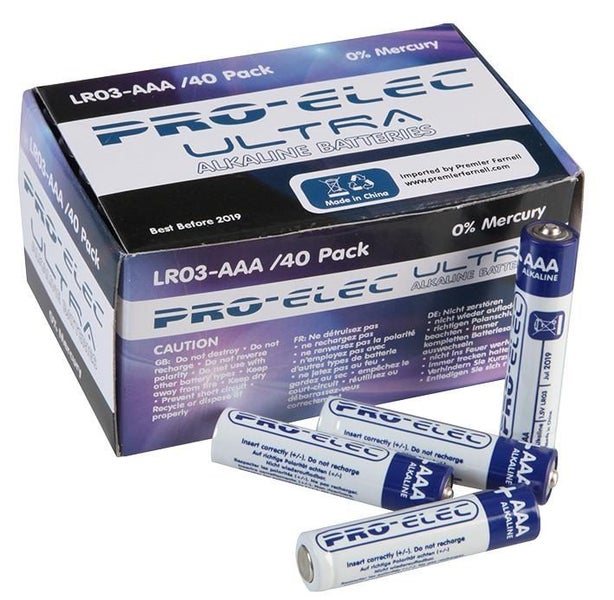 AAA Batteries 40 Pk Ultra Alkaline Carousel 1