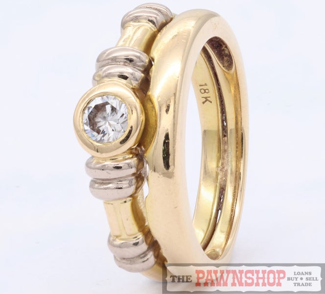 Modern 0.25 TDW Diamond Bridal Set Ring - $5,30062863231920515111